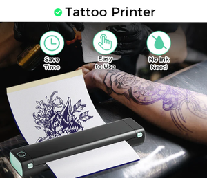 Máquina de transferencia de <span class=keywords><strong>tatuajes</strong></span>, impresora portátil inalámbrica, impresora de plantilla de tatuaje, impresora pequeña M08F A4 <span class=keywords><strong>para</strong></span> imágenes de <span class=keywords><strong>Tatuajes</strong></span>/pequeñas empresas - Product Image 5