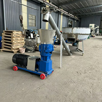 Nouvelle machine à granulés de maïs rotative modèle 400, ligne de production de 2 tonnes/heure pour le bétail, les moutons et les poulets