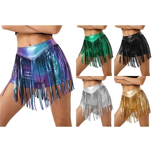 Pantalones Cortos Metálicos para Mujer, Estilo Cheeky, para Baile, Discoteca, Espectáculos, Conciertos, Noches de Baile Litúrgico, Jazz Latino - Product Image 1