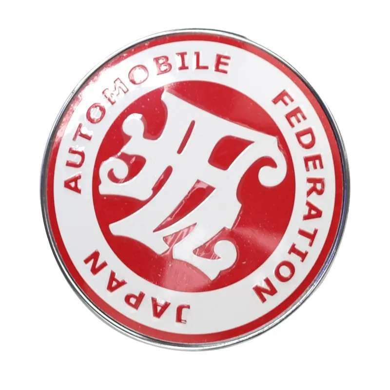 Lambang Universal JAF Lencana Mobil untuk Stiker Mobil Warna-warni Kisi Depan