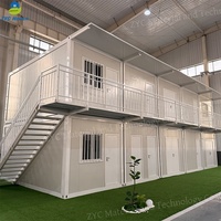 Pliable à Prix Pas Cher 2 Étages Petite Maison Préfabriquée Ready Made Mini Luxe Modulaire avec Chambre Préfabriqué Maison Villa