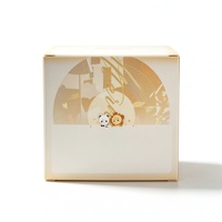 Boîte à fenêtre carrée personnalisée pour badges d'anime, emballage cadeau en carton blanc imprimé pour les marques de marchandises ACG