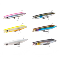 Cheery Hunter 130mm 30g Top Water Dog Walking Hard Bait Popper ABS Material Leurre de pêche artificiel pour Marlin dans le ruisseau de la rivière