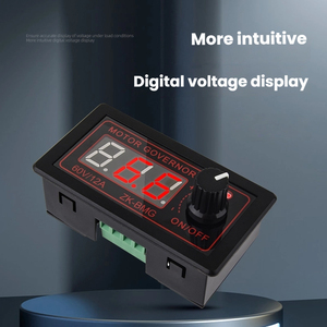 Controlador de velocidad del <span class=keywords><strong>Motor</strong></span> de CC <span class=keywords><strong>PWM</strong></span> de alta potencia 500W 9-60V 12A oscurecimiento del codificador para ventiladores componentes electrónicos de motores industriales - Product Image 3