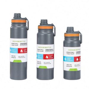 Grande gourde isotherme portable en acier inoxydable, écologique, avec corde, pour eau bouillante, unisexe, pour sports de plein air - Product Image 3