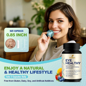 中国OEM 16 in 1天然ハーブフォーミュラZeaxanthin Lutein成人向けビジョンヘルスケアビタミンミネラルサプリメントカプセル - Product Image 3