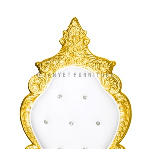 Location d'événement royal de haute qualité King Accoudoir <span class=keywords><strong>Trone</strong></span> <span class=keywords><strong>Chaise</strong></span> <span class=keywords><strong>Chaise</strong></span> de trône de mariage - Product Image 2