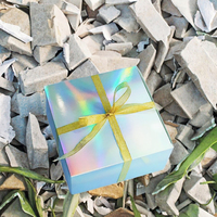 Caja de Regalo de Cartón Reciclable Personalizada con Cierre Magnético y Forro de Esponja para Teléfono Móvil y Reloj Inteligente - Cumpleaños