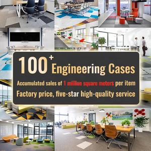 Nouveaux stocks arrivés Carreaux de moquette de bureau en nylon uni bon marché Nouveau design Shanghai Hangju - Product Image 5