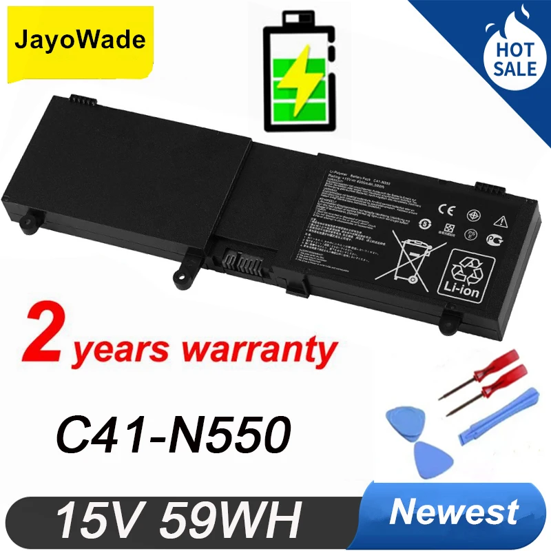 Laptop Batterij C41-N550 Akku Für ASUS N550 N550JA N550JV N550J C41-N550 Vervanging