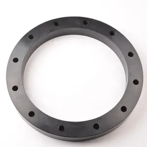 Customized air proof FKM rubber flange gasket wear resistance NBR oil resistance rubber flange shock absorber