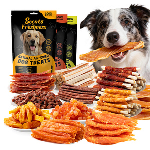 Friandises Naturelles pour Chiens Marque Blanche : Viande Séchée de Poulet et Canard, Riches en Protéines, Faibles en Matières Grasses, Snacks d'Entraînement Premium et Sains, Fabricant Grossiste - Product Image 1