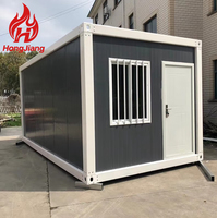Maison mobile de luxe de 20 pieds, conteneur préfabriqué en acier, pour habitation, chambre, mini-bureau, usage en supermarché