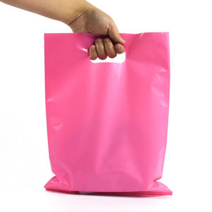 Sac à provisions en plastique réutilisable imprimé personnalisé de haute qualité au détail bon marché avec logo personnalisé - Product Image 5