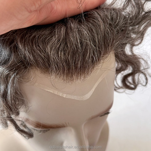 Tupé <span class=keywords><strong>de</strong></span> <span class=keywords><strong>Cabello</strong></span> Indio con Encaje Completo para <span class=keywords><strong>Hombre</strong></span>, <span class=keywords><strong>Cabello</strong></span> <span class=keywords><strong>Gris</strong></span> Personalizable, Venta al por Mayor <span class=keywords><strong>en</strong></span> China - Product Image 1