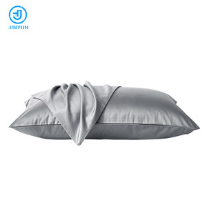 Taie d'oreiller de luxe 100% soie de mûrier, motif uni, tissée, en forme de cœur, tailles 22\" 30\" pour <span class=keywords><strong>Amazon</strong></span>, taies d'oreiller - Product Image 5