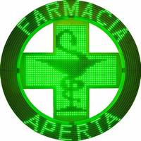 P5 extérieur cercle forme double face led signe 960x960 pharmacie croix signe extérieur cercle led affichage