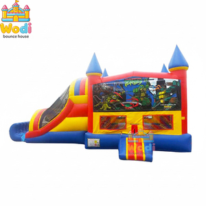 Château Gonflable Commercial en PVC Écologique en Gros, Garantie 3 Ans, Taille et Couleur Personnalisables, Logo Personnalisé Disponible - Product Image 2