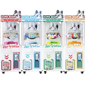 Hot Selling Mini <b>Claw</b> Crane <b>Machine</b> Plush UrableIron <b>Claw</b> MachineToy <b>Game</b> Vending Amusement Love Clip Prize Doll <b>Machine</b> - Product Image 5