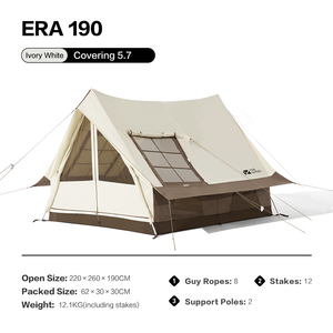 Mobi Garden Era 190 Une Chambre Famille <span class=keywords><strong>Camping</strong></span> Toit Maison Tente Oxford Tissu Coupe-Vent & Imperméable Grande Fenêtre Un Salon - Product Image 2
