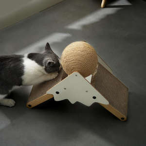 Poste Rascador para Gatos Interactivo y Ecológico Más Vendido, con Material de Sisal, Diseño de Montaña Nevada, Función de Árbol para Gatos - Product Image 6