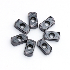 Insertos de fresado de carburo de entrega rápida para fresar acero, acero inoxidable y hierro fundido - Product Image 1