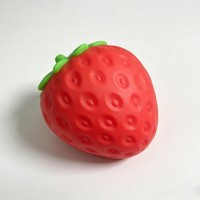 Superzacht groot plastic aardbei squishy speelgoed voor jongens en meisjes, langzaam rijzend fruitmodel, decompressie fidget speelgoed, kneden, knijpen
