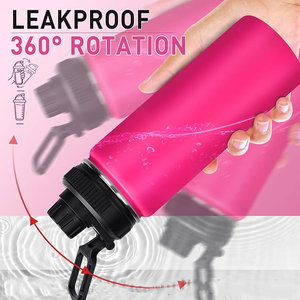 High Quality Durable Stainless Steel Vacuum <b>Flask</b> Water <b>Bottle</b> with Lid Large Capacity Portable 6-12 Hours Thermal Insulation - Product Image 4