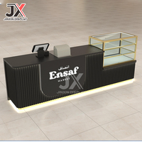 Meubles d'usine personnalisables : comptoir de café-restaurant, comptoir de réception pour magasin de détail, vitrine de bar, armoire de présentation pour le commerce