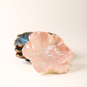 Piatto/<span class=keywords><strong>Vassoio</strong></span> in Ceramica Smaltata Stile Nordico <span class=keywords><strong>Moderno</strong></span> Creativo a Forma di Conchiglia, Porta Gioielli Personalizzato per Decorazione Casa - Product Image 3
