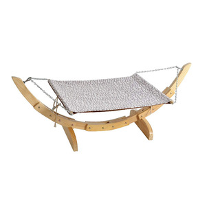 Elegante, suministros para mascotas, interior <span class=keywords><strong>de</strong></span> lujo <span class=keywords><strong>de</strong></span> <span class=keywords><strong>madera</strong></span> colgante gato <span class=keywords><strong>hamaca</strong></span> cama - Product Image 4
