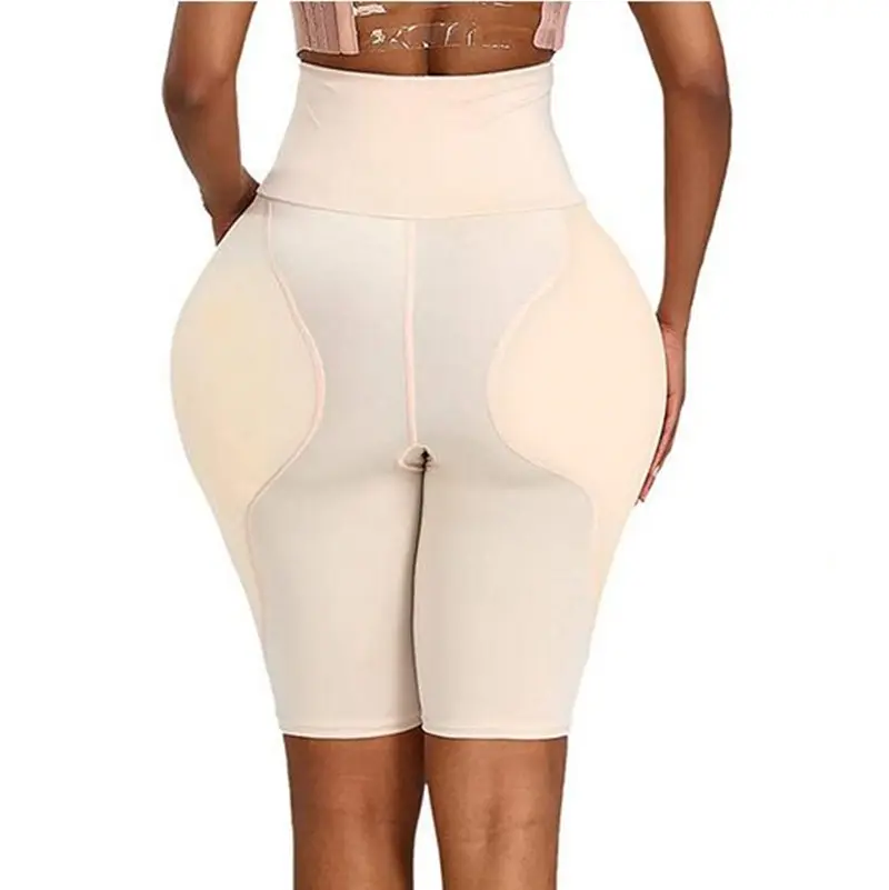 Novo design feminino plus size, modelador, cintura baixa, cintura alta, acolchoado, potencializador de bumbum
