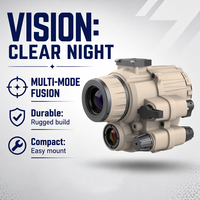PVS-7 NVG Kacamata Penglihatan Malam Inframerah Fosfor Putih Gen2+/Euro Gen3 yang Dapat Dipasang di Helm dan Digunakan Secara Portabel 800x600 OLED 50Hz