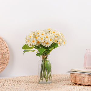 Oh Arts alta calidad personalización crisantemo <span class=keywords><strong>indicum</strong></span> plástico Alambre de Metal flores artificiales de crisantemo para decoración del hogar - Product Image 2