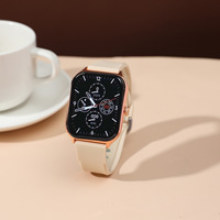 Montre Connectée Unisexe A58 Plus en Verre Quartz, Étanche IP67, 8-en-1 pour le Sport, Bracelet en Acier Inoxydable, Boîtier en Alliage, Grand Écran LCD et Réveil
