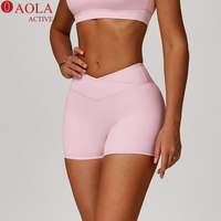 Nouveaux shorts de yoga taille haute printemps-été, effet push-up, pour entraînement, cyclisme, sport, course, gym, en Spandex/Nylon extensible dans les quatre sens