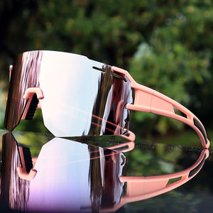 スポーツメガネデザインTR90偏光レンズサイクリングサングラスUV保護安全眼鏡カスタムロゴ - Product Image 1