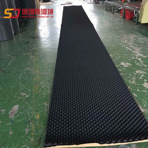Shenzhen Changheyu Egg-shaped Acoustic Foam Panel <b>Rubber</b> <b>Plastic</b> Self-adhesive Flame Retardant Sound Absorbing Cotton for KTV - Product Image 1