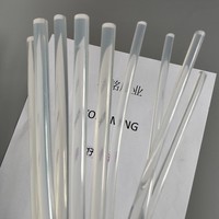 Bâton de colle thermofusible personnalisé Bâton de colle en silicone transparent 7mm 11mm EVA Bois Nouveaux produits Chine Prix d'usine Barre en plastique