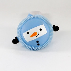 ADDOIL New Tpr Squeeze <b>Light</b> <b>up</b> Christmas Snowman Elk Puffer Ball Fidget Toy for Kids Soft Squishy Toy - Product Image 3