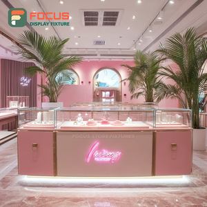 Fabricante de Sistemas de Exhibición de Joyería Minimalistas Personalizados, Acabado Laminado, Mueble de Joyería para Tiendas de Marca - Product Image 1