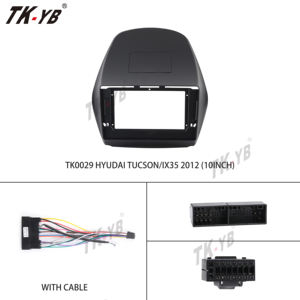 Marco TK, Otros Accesorios Interiores, Marco para Reproductor de DVD de Coche, Pantallas de Radio para Coche para HYUNDAI <span class=keywords><strong>TUCSON</strong></span>/IX35 <span class=keywords><strong>2012</strong></span>, 10.1 Pulgadas - Product Image 3