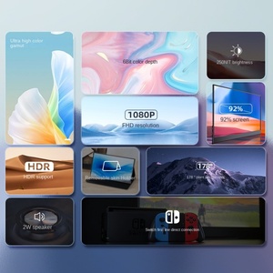 EIMIO 15,6 pulgadas 1080P IPS pantalla LCD táctil expansión de escritorio curvada HD ordenador subpantalla 60Hz frecuencia de actualización nuevos monitores LCD - Product Image 3