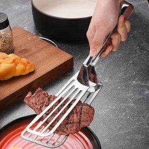 Acier inoxydable 304 Spatule Miroir Polonais Clip Ustensile pour Poisson Nourriture Pain Cuisson Steak Friture Lavage À <span class=keywords><strong>La</strong></span> Main Seulement - Product Image 3