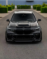 Kit carrosserie large en fibre de carbone pour BMW X5 G05 F95, diffuseur avant en fibre de carbone pour X5 G05 F95, spoiler, kit carrosserie large