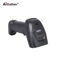 AiGather 1D 2D Code Handheld Barcode Scanner con cable con interfaz USB CMOS Retail Stock para IOS y Android