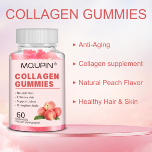 Gomitas de Colágeno de Durazno 2026, Vitaminas de Belleza con Sabor a Fruta, para Piel, Cabello y Uñas, Apoyo al Bienestar Diario, 60 Unidades - Product Image 2