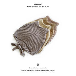 Nouveau mignon simple <span class=keywords><strong>bonnet</strong></span> en <span class=keywords><strong>tricot</strong></span> dôme sangle chapeau pour voyage-adapté aux bébés caractéristique commune du tissu - Product Image 2