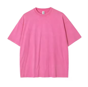 Camiseta de Manga Corta para Hombre, Talla Grande, Cuello Redondo, Color Sólido, 100% Algodón Jersey, Corte Casual, Largo Regular - Product Image 2
