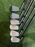 Fers de golf creux usinés CNC 5-P, têtes de clubs en acier forgé, logo personnalisé sur le shaft, clubs de golf de compétition pour hommes